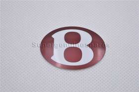 3w8854511 Bentley Continental Flying Spur Front Bumper Red Inch B Badge New Genuine