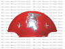 Bg-7642530-a Dennis Carpenter New Mercury Trunk Deck Lid Emblem Plastic