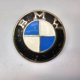 00095808114 Bmw Very Early Vintage Genuine Oem Emblem Front Hood Rear Trunk Badge