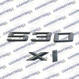 Bmw 06 07 530xi 2006 2007 Rear Emblem Trunk Logo Badge Symbol Oem