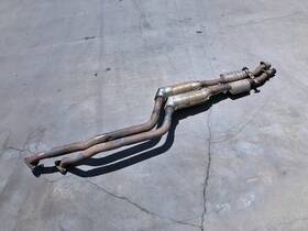 1744163 Bmw 96-99 E36 M3 S52 Stock Exhaust Mid Pipe Factory Cats Oem