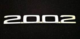 1802-1133 Bmw 2002 Rear Badge Trunk Emblem Marked 8.5 Inch X 1 Oem
