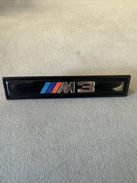 Bmw 22513799 1994-1999 3 Series E36 M3 Coupe Left Door Mold Strip Emblem 511322513799 Oem