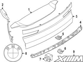 51-14-5-a0e-480 Bmw Genuine Nameplate