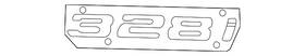 51-14-7-032-915 Bmw Genuine Nameplate