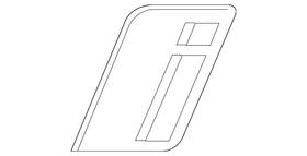 51-14-7-477-807 Bmw Genuine Nameplate