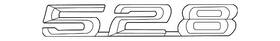 51-14-8-167-687 Bmw Genuine Nameplate