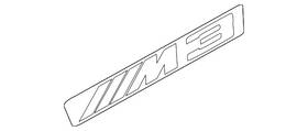 51138042227 Bmw Genuine Emblem