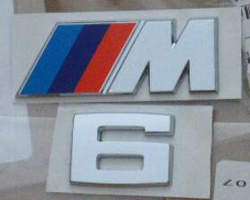 51141917739 Bmw Oem Genuine E24 6 Series M6 Emblem Rear Trunk Badge Tandem Pair New