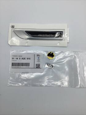 51145a2e915 Bmw 2021-24 330e X Drive Electrified By I Left Emblem Oem New