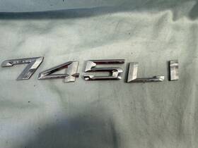 51147033243 Bmw 2002 - 2005 745li Rear Trunk Emblem Logo Nameplate Badge Genuine Oem