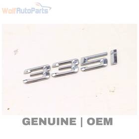 51147166218 Bmw 2009-2013 335i Xdrive 3.0l - Trunk Emblem / Badge 7166218