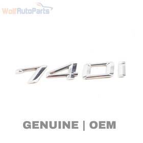 51147187123 Bmw 2010-2015 740i 3.0l - Trunk Emblem / Badge 7187123