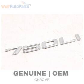 51147187130 Bmw 2010-2015 750li Xdrive - Trunk Emblem / Badge 7187130