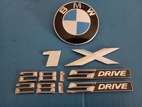 51147452537 Bmw X1 Sdrive 28i Oem 2017-18factory Side Lh And Rh Door Emblems Set Used