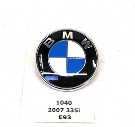 7146052 Bmw 07-13 Oem E93 335 M3 Convertible Trunk Lid Rear Round Emblem Badge Genuine