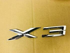 7157696 Bmw Oem 2004 2005 2006 2007 2008 2009 X5 Letters Rear Trunk Emblem