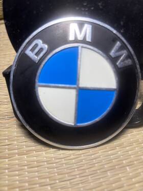 95808114 Bmw Original Car Front Hood Round Emblem Part No. - Oem- Vintage