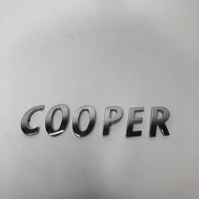 7026180 Bmw Genuine Oe Cooper Mini Set Of Letters R50/52/53 Tailgate Chrome Badge Emblem Logo