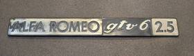 Gtv6 Bomisa 0931503617509 Vintage Alfa Romeo Trunk Deck Lid Emblem Italy