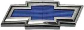 C9124-71 Brothers Trucks Grille Emblem - Bowtie Blue/chrome Each