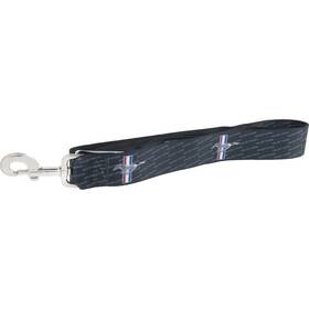 Dl02 Buckle-down Inc. 4ft Long Mustang Fender Emblem Leash - Black