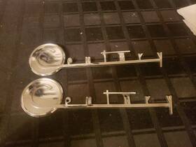 1165495 Buick 1954 Century Script Emblem Badge Pair