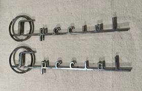 1172064 Buick 1955-56 Special Rear Quarter Emblem Pair - 55 1956 Oem Panel Script