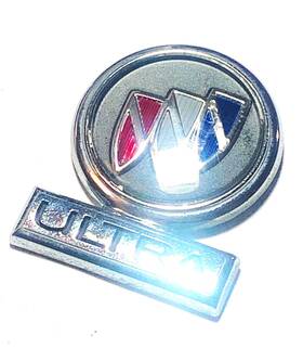25551208 Buick Ultra Front Fender Emblem Badge Logo 231
