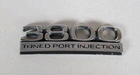 52363450 Buick Regal Front Fender 3800 Tuned Port Injection Emblem 1990-91 Dc2