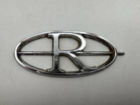 5971010 Buick Riviera R Emblem Oem Gm Chrome Badge 3.5 Inch Vintage Used