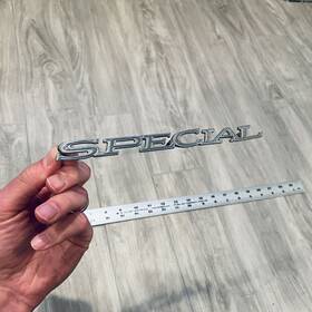 7661502 Buick 1967 Special Fender Emblem Badge Ornament Script Chrome
