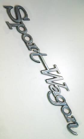 7741149 Buick Sport Wagonft Metal Emblem Original Oem 1968 1969 1970 1971 1972 68 69 70