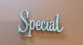 8728858 Buick 1963 Special Script Metal Trim Emblem