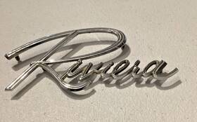 8791137 Buick 1963-65 Riviera Oem Fender/trunk Lid Emblem Used