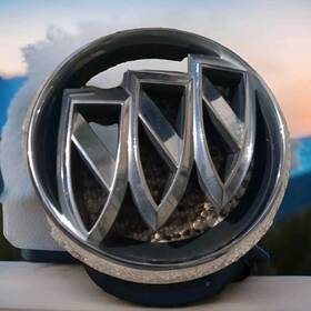 20913792 Buick Averano 2014 Verano Front Grille Chrome Tri-shield Emblem Oem 2012-2015