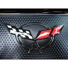 C5ds-k Cyberdine Graphics Corvette Door Sill Emblem Black By