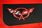 C5ds-r Cyberdine Graphics Corvette Door Sill Emblem Set Torch Red By