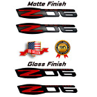 C6z06emblems Rated Motorsports Chevrolet Corvette Black Emblems Set Gloss Or Matte