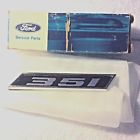 C9zz-16228-a Ford Vintage Genuine Original Oem Mustang Emblem Badge