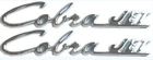 C9zz-16720-r Daniel Carpenter Mustang Reproductions Cobra Jet Hood Scoop Emblems Pair