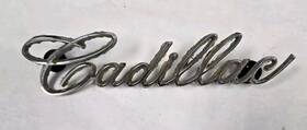 1485389 Cadillac 1966-68 Deville Calais Rear Trunk Lid Emblem Oem Gm