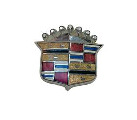 1490264 Cadillac 1967 1968 67 68 Hood Crest Emblem Badge Ornament Logo Caddy
