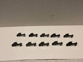 1612180 Cadillac Vintage Lot Of Ten Biarritz Emblems All Are Metal Part#
