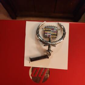 162914 Cadillac Vintage Nos Hood Ornament Emblem