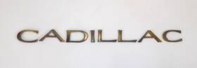 190-01454 Cadillac Gold Letter Emblems Fits 1999-2000 Escalade - Visible Wear