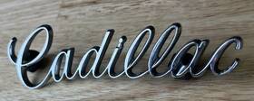 20004139 Cadillac Vintage Car Trunk Fender Emblem Badge Nameplate Logo Script Metal