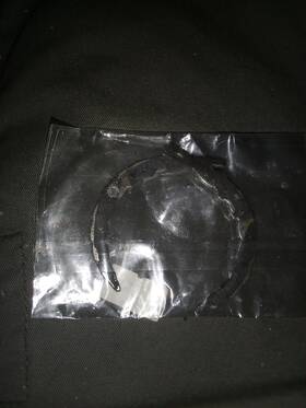 25533214 Cadillac Nos Fleetwood Deville Wheel Cover Chrome Wreath Hubcap Emblem 1987 - 90