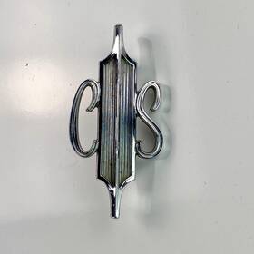 7674522 Cadillac Vtg Mint Oldsmobile Cutlass Supreme Crome Cs Emblem Trim Genuine Oem