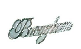 7685543 Cadillac Fleetwood Brougham Metal Emblem - Tan